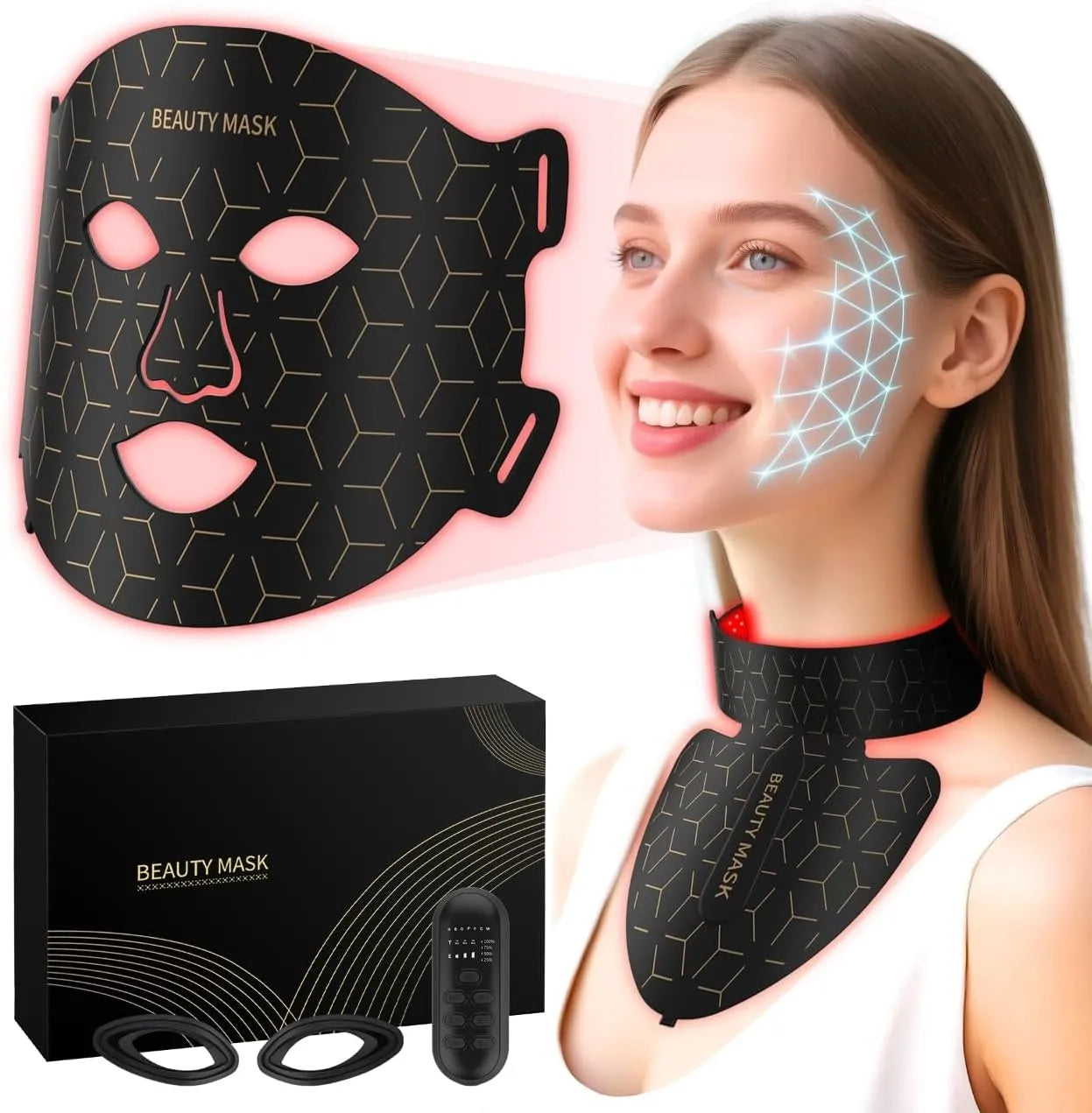 Red Light Mask - Set