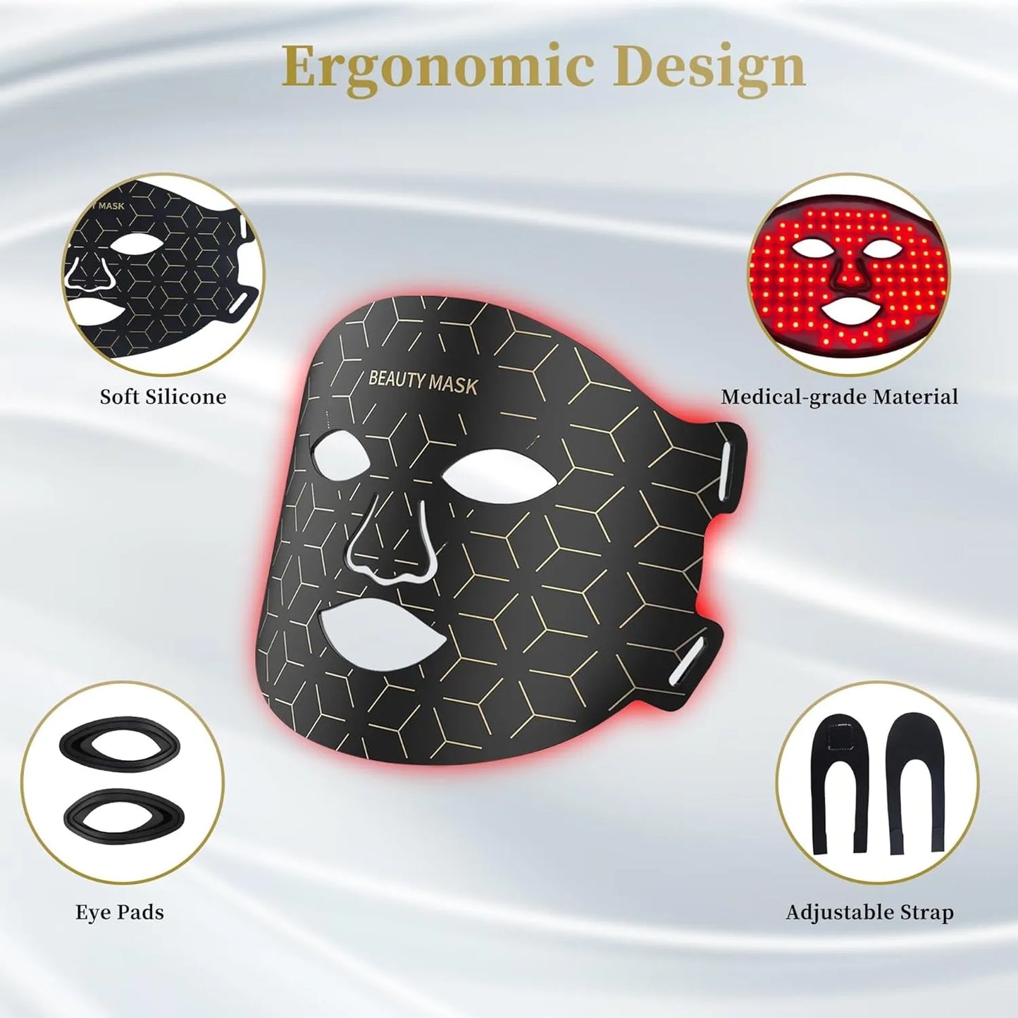 Red Light Mask - Set